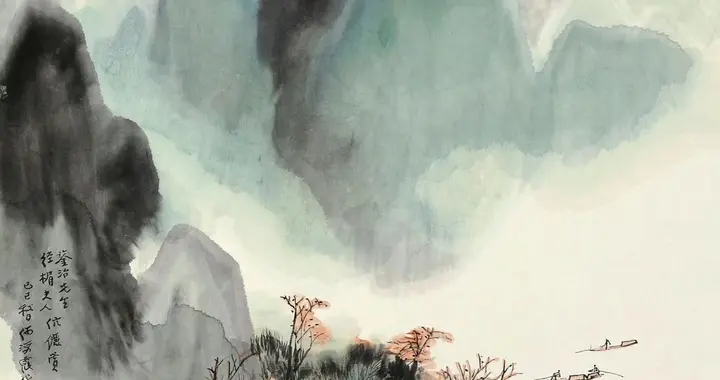 何海霞写意山水：墨色里的雄奇与秀丽，长安画派的"青绿风骨"