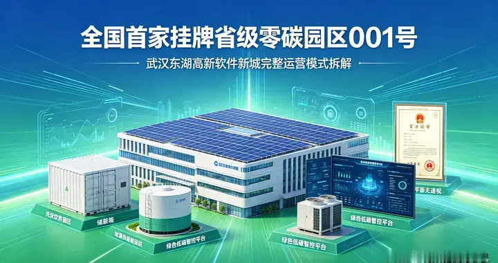 全国首家挂牌省级零碳园区001号，完整运营模式全拆解！