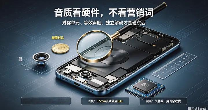 小黄标旗舰听个响？2026年3个手机音质谎言，真相揭秘