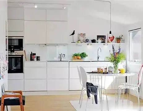 厨房十大装修风格:1.现在简约风2.清新北欧风3.新中式风4.轻奢风