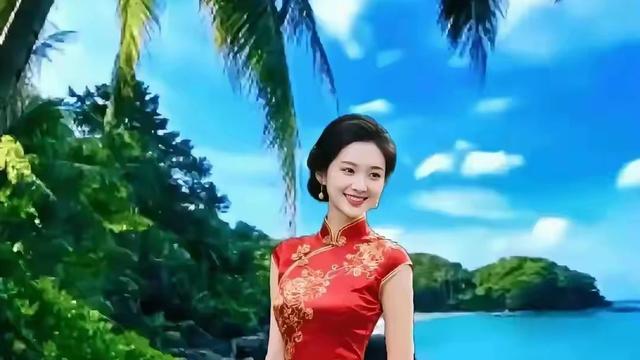 徐砚秋：雨后天 雨后蓝天格外高， 丝丝白