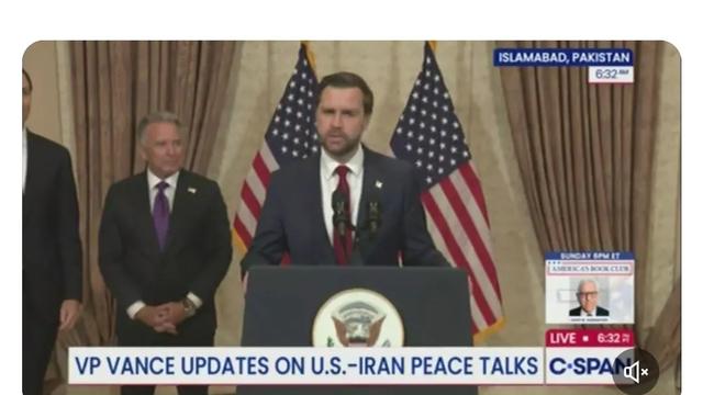 奉天夜话：美国副总统JD 万斯刚刚（一个