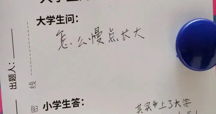 成年人的焦虑，被三个学生的一句话治愈了