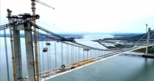 威海乳山，投资12亿的跨海大桥续建冲刺，50分钟变5分钟