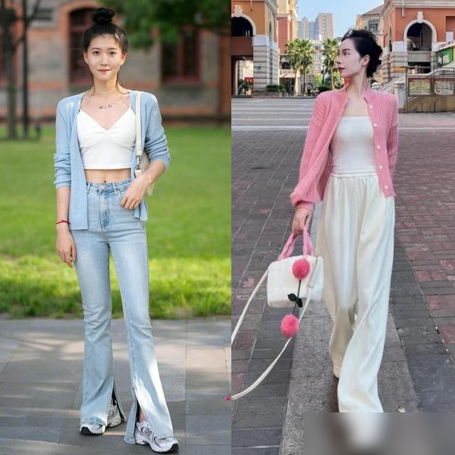 春天穿裤子别乱买！烟管裤才是王炸，搭啥都高级