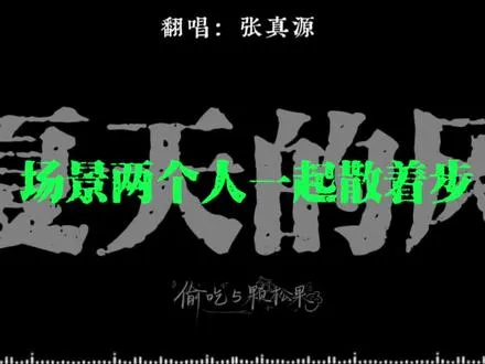 场景两个人一起散着步