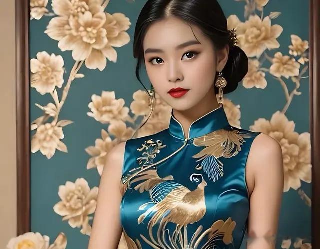 冷艳高贵旗袍美女