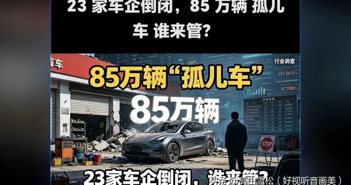 车企没了，数十万辆新能源“孤儿车”谁来负责修呢？
