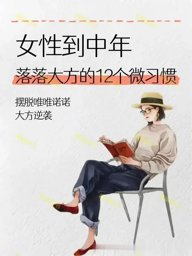 摆脱唯唯诺诺大方逆袭！女性人到中年保持落落大方的12个好习惯～