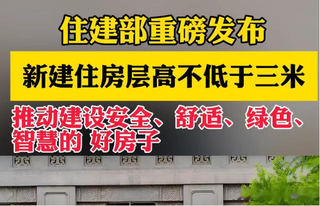 谢逸枫：房子“长高”了！层高不低于3米，你怎么看？
