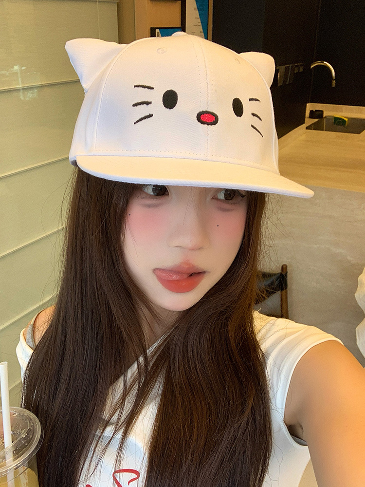 甜美猫咪帽，日系清新风，夏日百搭神器！