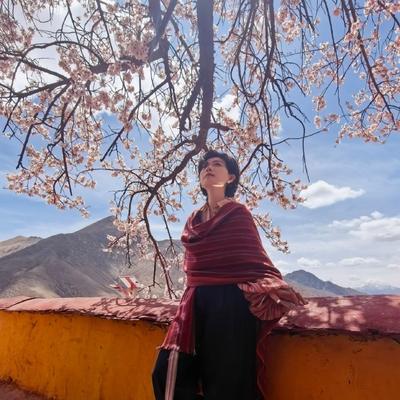 咸蛋小姐1：最近万茜在日喀则拍摄了一组很