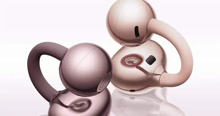 华为FreeClip 2 耳夹耳机玫瑰金冰莓紫配色上新，情人节送礼就选它