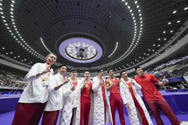 客场拼下金牌！中国体操男团拿下亚运三连冠，第13次站上领奖台