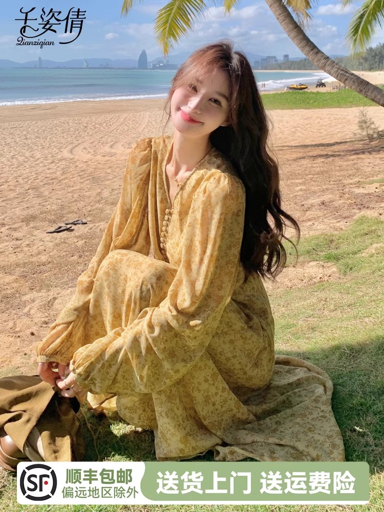 🌸2025 韩系茶歇碎花裙美绝啦💕