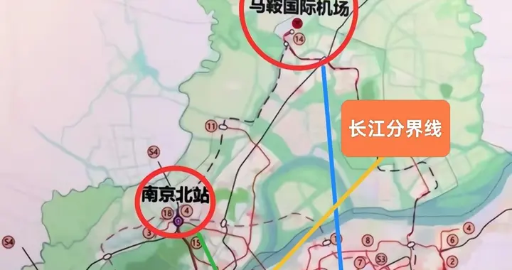 2035年，长江为界，南京双“机场＋高铁”枢纽！