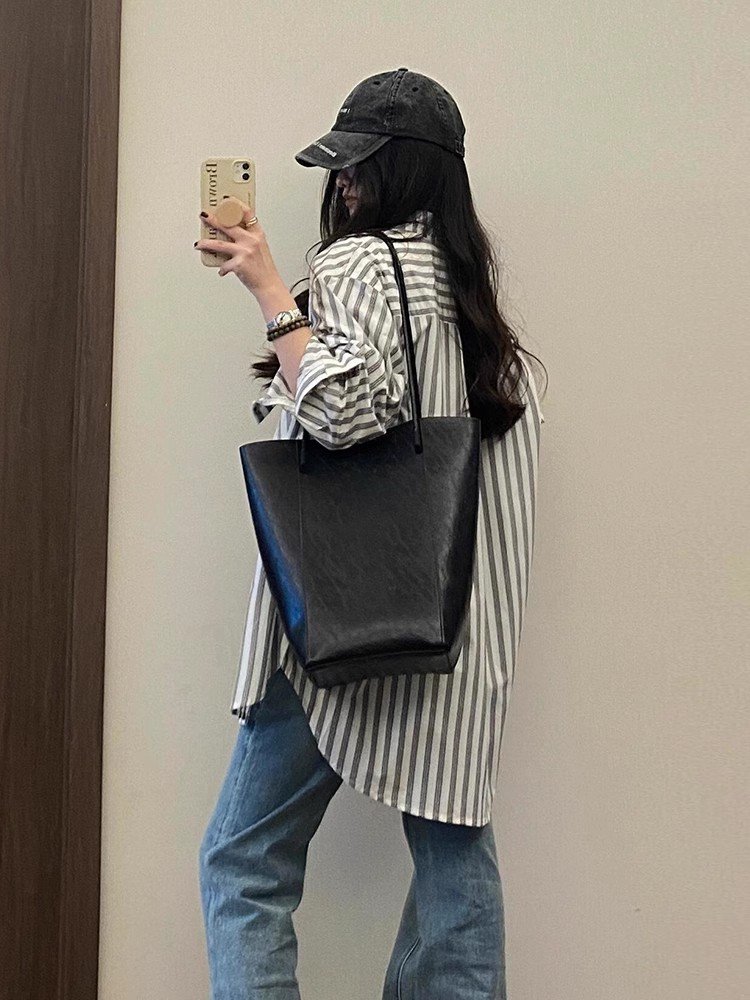 韩系撞色条纹polo领长袖衬衫女早春季外