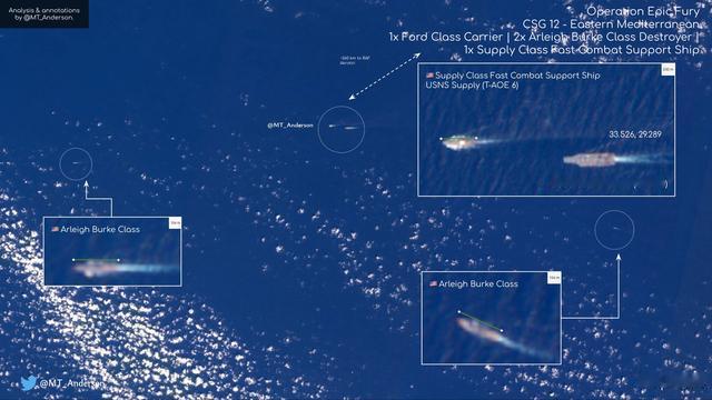 海空二向箔：“福特”号航空母舰并没有返回