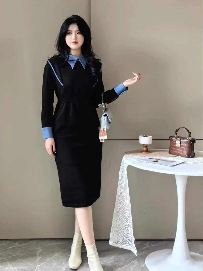 这件连衣裙真的瘦美人