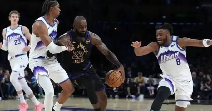 湖人VS爵士前瞻：湖人实力占优冲击4连胜，爵士恐遭双杀