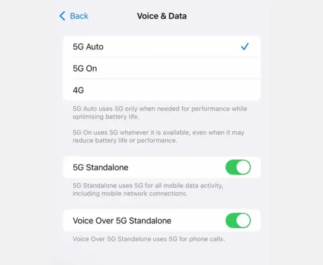 新发现！iOS 18.5 新增 5G-SA 网络，网速飙升