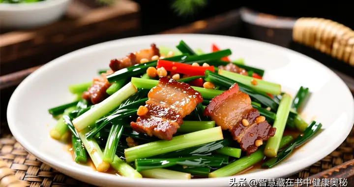 春日里的黄金搭档：深度解析韭菜炒腊肉的营养价值与养