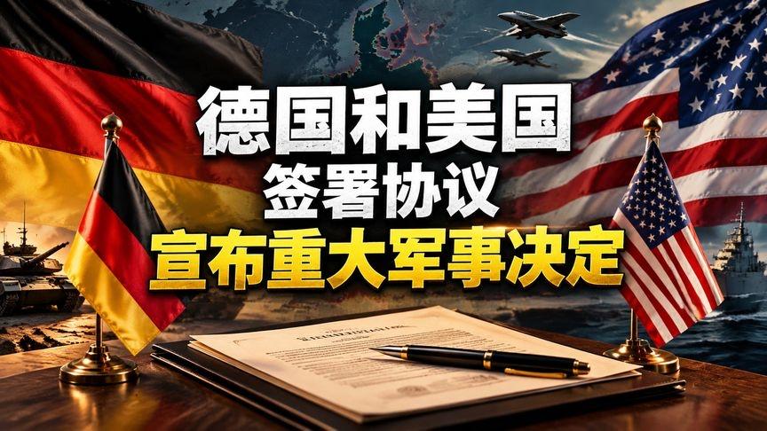 德国和美国签署协议，宣布重大军事决定