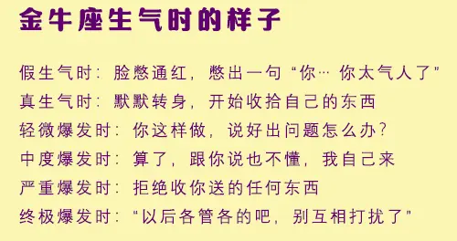 如何搞定生气中的土象星座：金牛、处女、摩羯