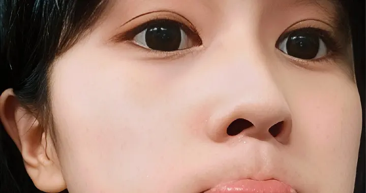 白鹿早期清纯美照，浓眉大眼很可爱