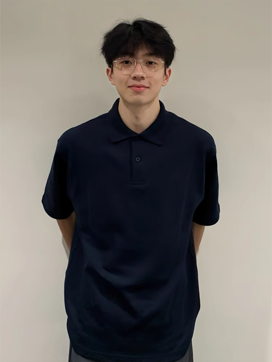 藏青色重磅polo衫短袖男夏季男生酷帅翻