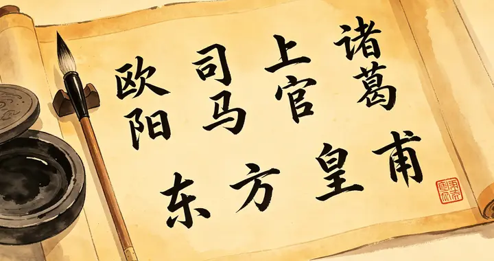 百家姓里没有的姓氏—复姓