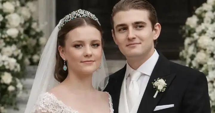 最强驸马！18岁巴伦和丹麦公主联姻，两人的“婚纱照”配了一脸