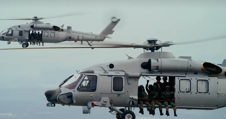 与攻击11一样重要！解放军版“PJ搜救队”露面，乘直20KS帅气登场