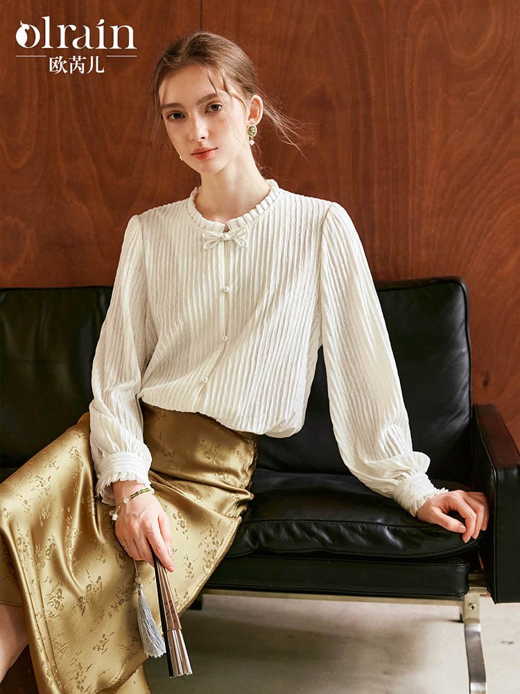 浪漫相融！精至国风蕾丝衫