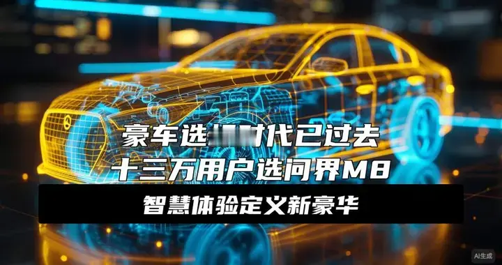 为啥问界M8卖爆？安全空间技术全，家庭出行超实用！
