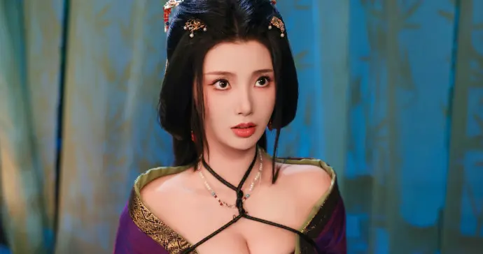 王星辰古风写真，这身材放古代什么水平