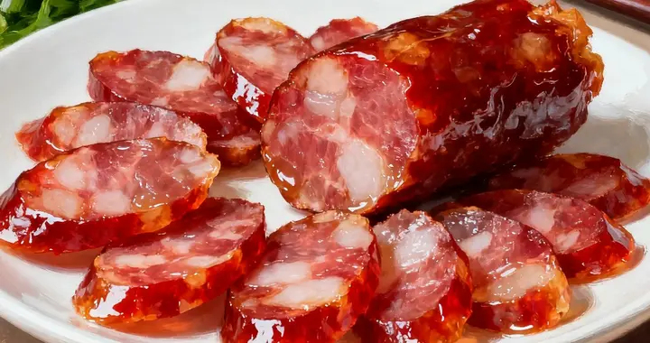 想吃腊肠别再出去买了，学会这招在家轻松做，红润油亮麻辣过瘾！