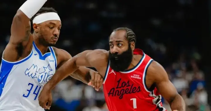 NBA-哈登拼下34+13 快船仅2人上双阵容失衡 再负魔术