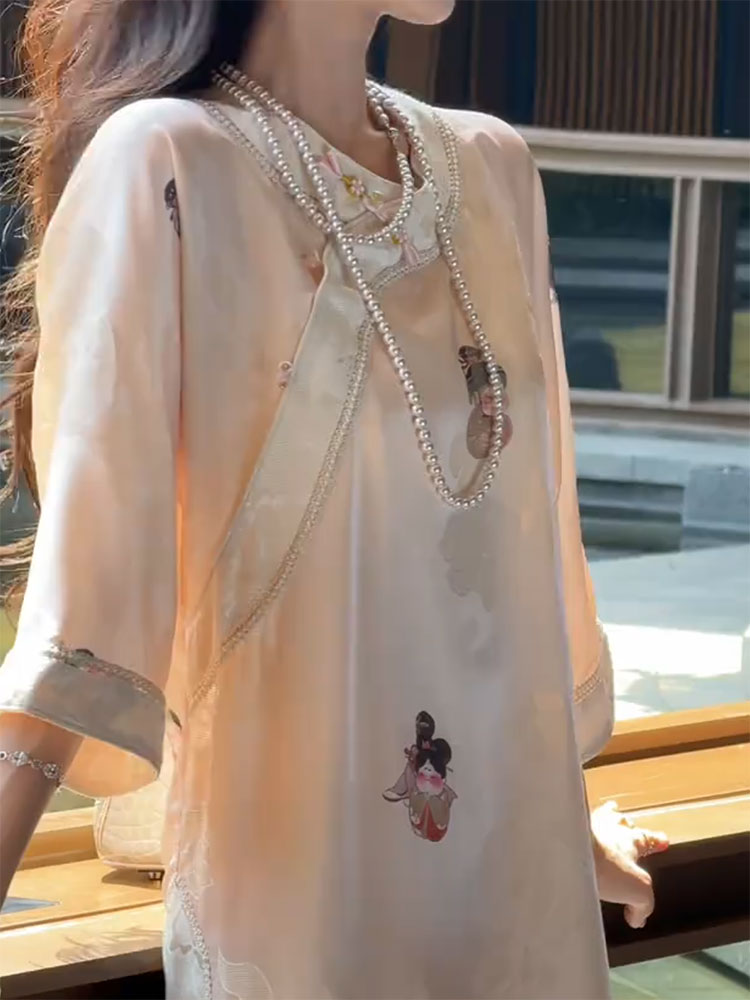 独特漂亮绝美气质高级感连衣裙女2025年夏季新款今年流行爆款裙子