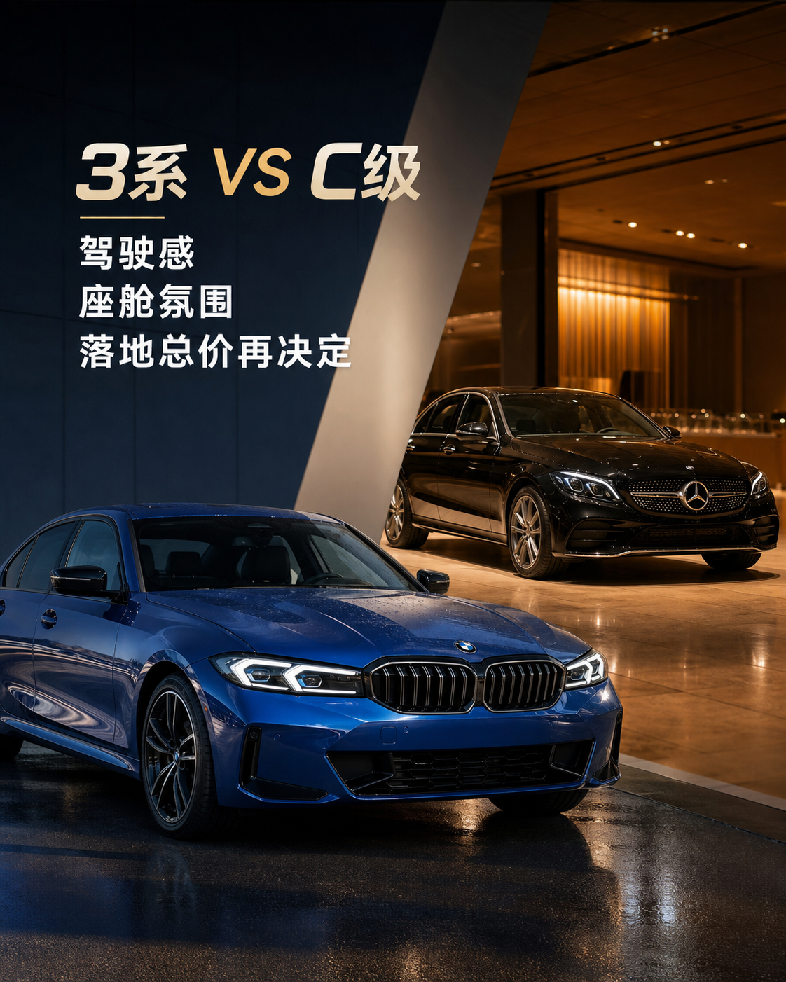 豪华入门轿车，3系和C级怎么选？ 宝马3系和奔驰C级的终端价格因地区...