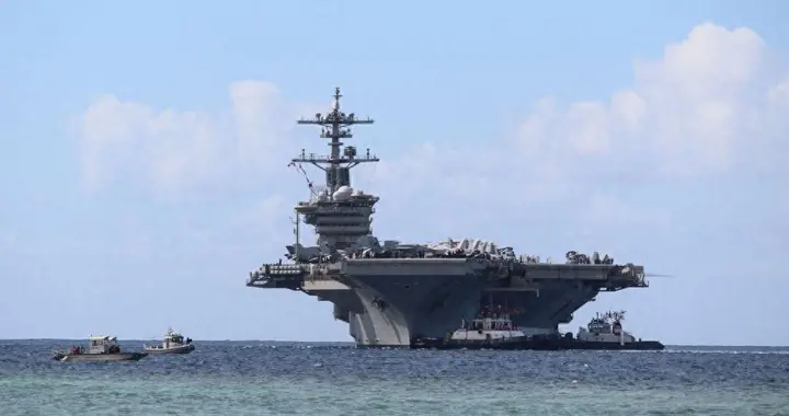 5艘航母云集中国近海，中美巅峰对阵，特朗普明牌，逼着中国接招