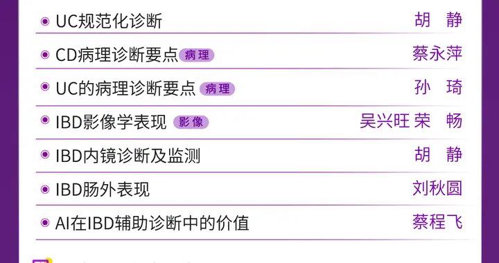 多学科合力！16天系统提升 IBD诊疗能力！徐桂芳教授团队倾囊相授，全...