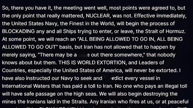 MayHo美好：懂王又开始发神经了，宣布