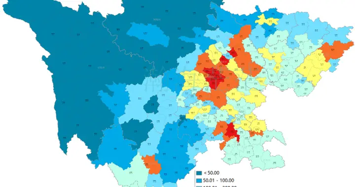 2025年四川省各地市、区县生产总值和人均生产总值