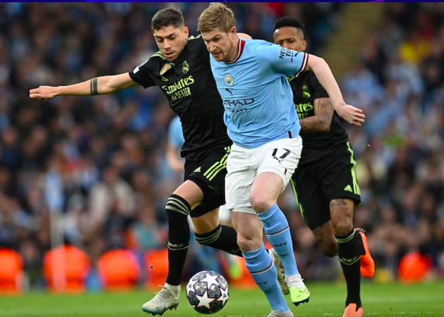 4-0！B席双响 曼城晋级欧冠决赛 皇马半场1次射门 全场惨遭吊打出局