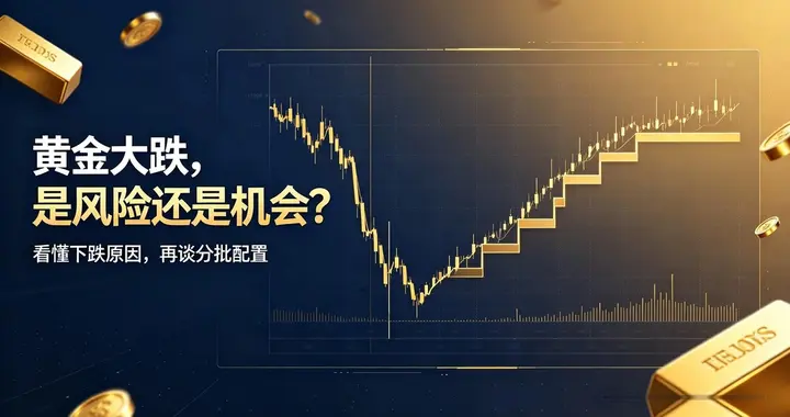 不要被骗了！你以为黄金跌是风险，事实上，暴跌才是暴富的开始