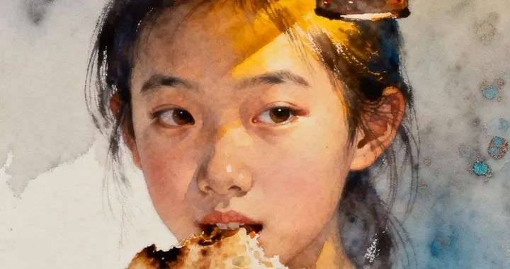 初十石安暖，一屉馍香入水彩