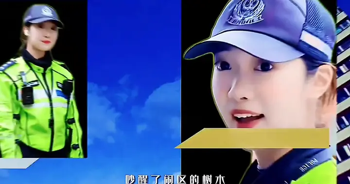 西湖边的女子铁骑队员