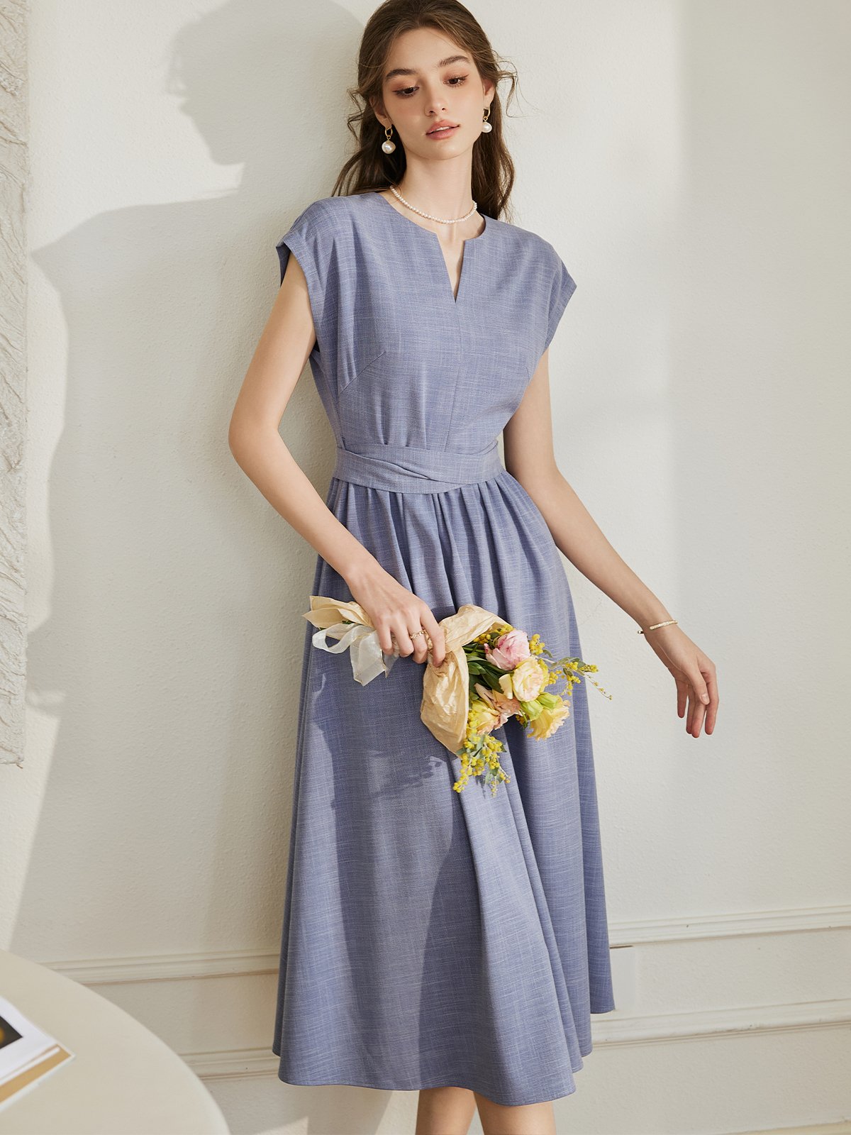 显气质又很减龄的大摆连衣裙，彰显优雅气质