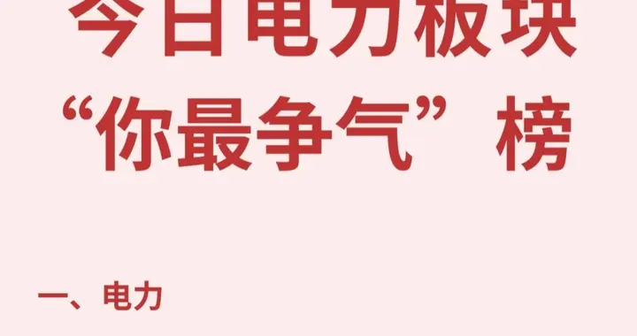 多重利好共振！特高压订单放量+绿电政策落地电力板块全面催化。